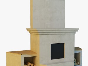 fireplace 1 3D-Modell
