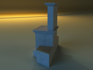 fireplace 1 3D-Modell