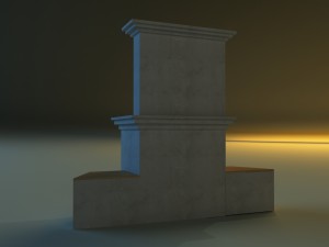 fireplace 1 3D-Modell