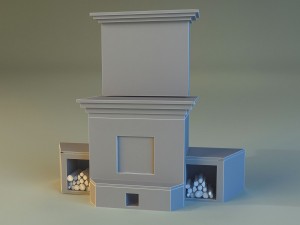 fireplace 1 3D-Modell