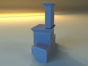 fireplace 1 3D-Modell