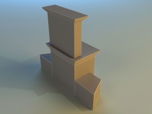 fireplace 1 3D-Modell