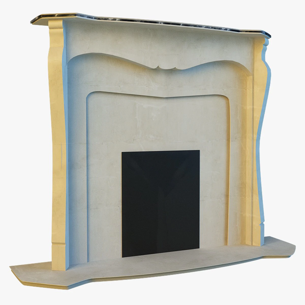 fireplace 2 3D Model .c4d .max .obj .3ds .fbx .stl .blend 