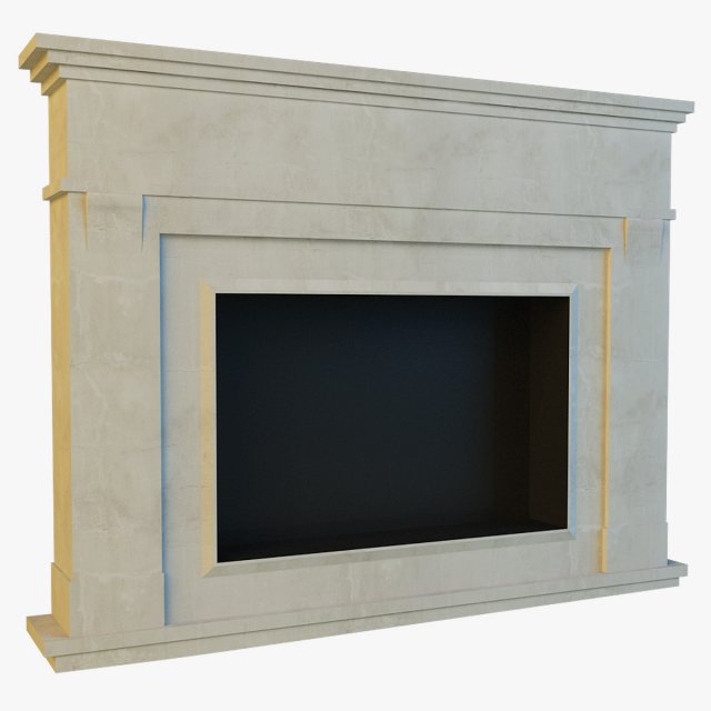 fireplace 3 3D-Modell .c4d .max .obj .3ds .fbx .stl .blend 