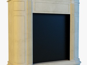 fireplace 4 Modello 3D