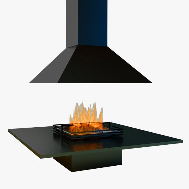fireplace 5 3D Model .c4d .max .obj .3ds .fbx .stl .blend 