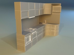 kitchen 4 Model 3D