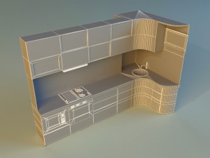 kitchen 4 Model 3D