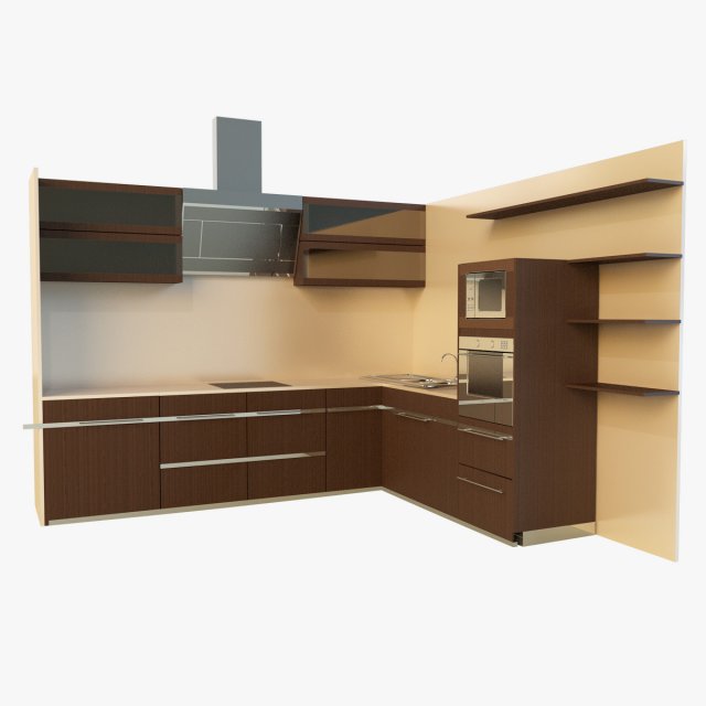 kitchen 8 3D-Modell .c4d .max .obj .3ds .fbx .stl .blend 