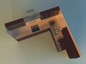 cozinha 8 Modelo 3D