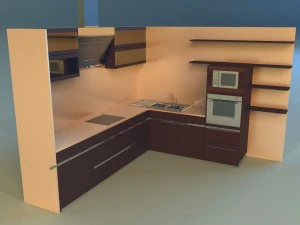 cozinha 8 Modelo 3D