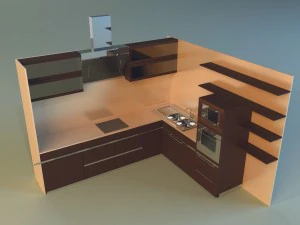 cozinha 8 Modelo 3D