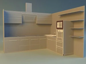 cozinha 8 Modelo 3D