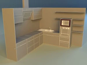 cozinha 8 Modelo 3D