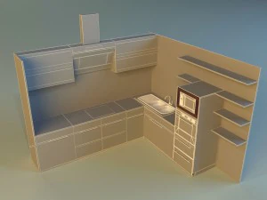 cozinha 8 Modelo 3D
