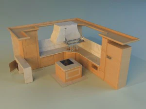 kitchen 14 3D Model