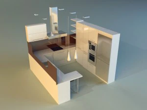 kitchen 18 3D Model