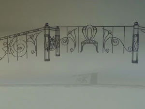 forged railing 3D Model