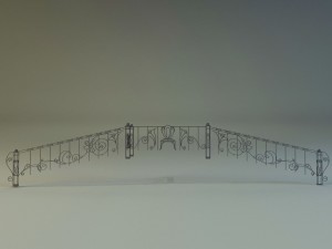 forged railing Modello 3D
