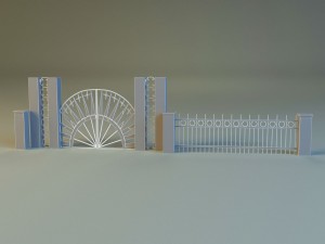 forged railing 2 3D-Modell