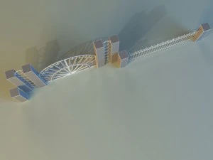 forged railing 2 3D Model