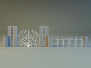 forged railing 2 3D-Modell