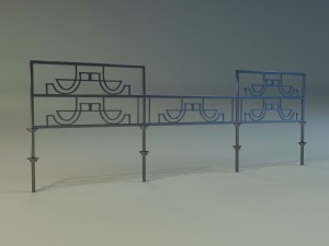 forged railing 3 Modelo 3D