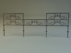 forged railing 3 Modelo 3D