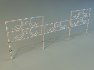 forged railing 3 Modelo 3D