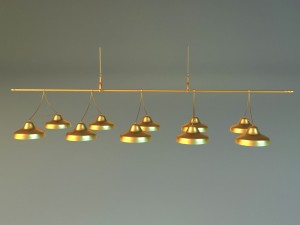 lamps billiards 3D Model