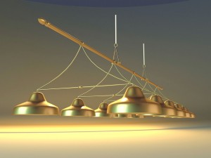 lamps billiards 3D Model