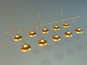 lamps billiards 3D Model