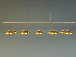 lamps billiards 3D Model