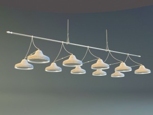 lamps billiards 3D Model