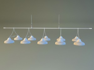 lamps billiards 3D Model