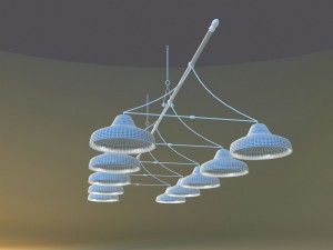 lamps billiards 3D Model