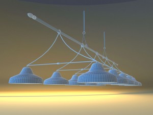 lamps billiards 3D Model