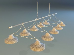 lamps billiards 3D Model