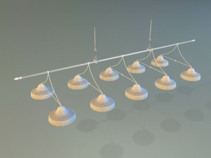 lamps billiards 3D Model