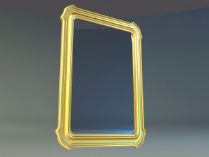 mirror wall 3D-Modell