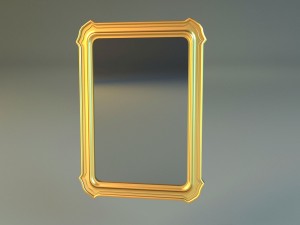 mirror wall 3D-Modell