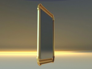 mirror wall 3D-Modell