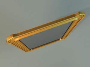 mirror wall 3D-Modell