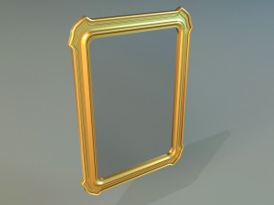 mirror wall 3D-Modell