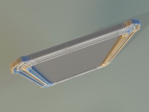 mirror wall 3D-Modell