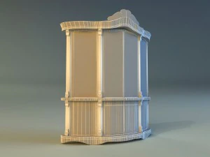 credenza Modello 3D