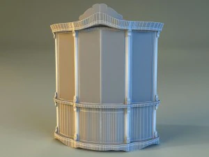 credenza Modello 3D