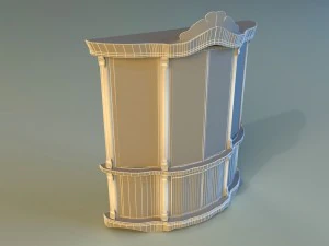 credenza Modello 3D