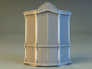 credenza Modello 3D