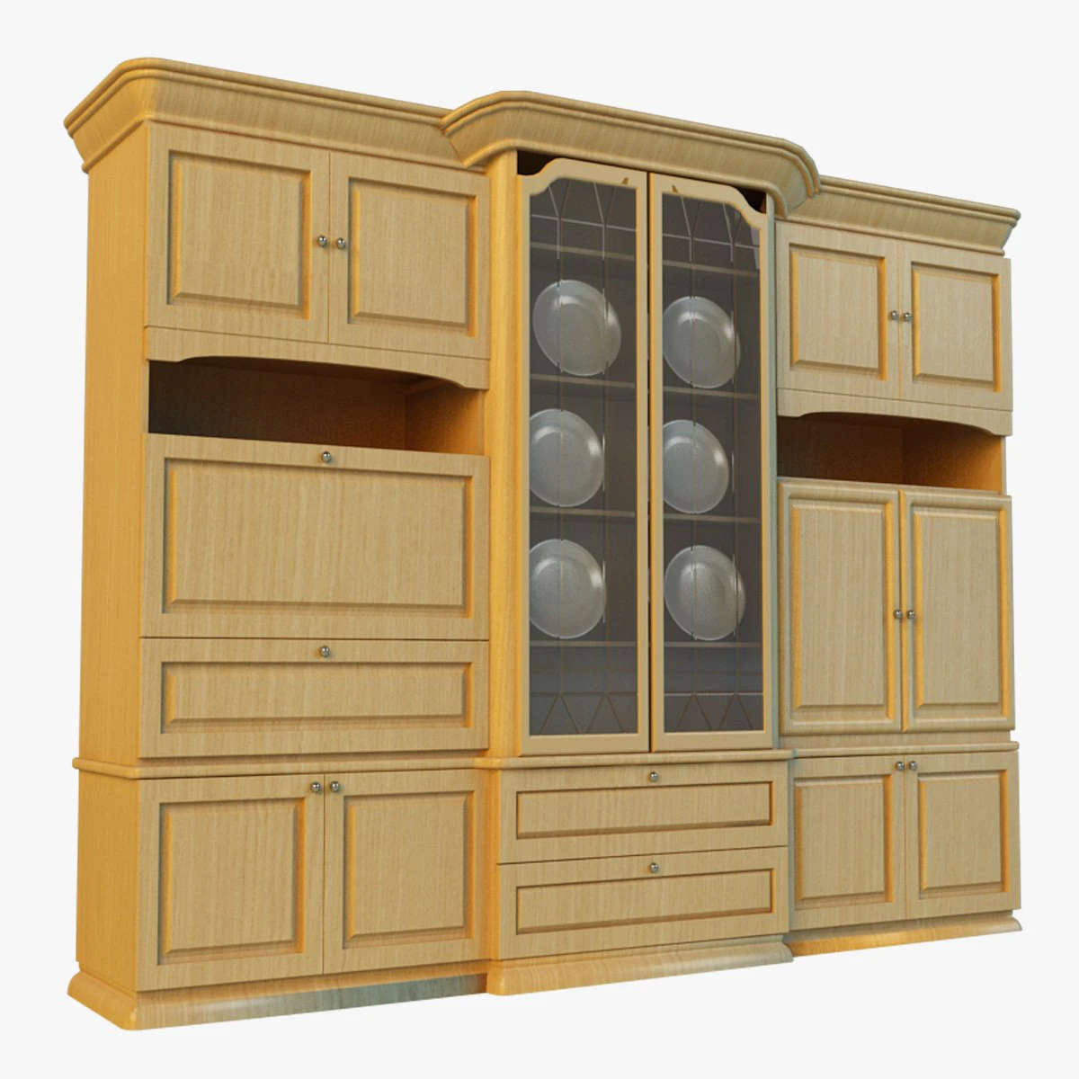 credenza 2 Modello 3D .c4d .max .obj .3ds .fbx .stl .blend 